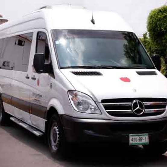 Mercedes Sprinter for transfer from Santo Domingo Airport (SDQ) to Bayahibe / Dominicus